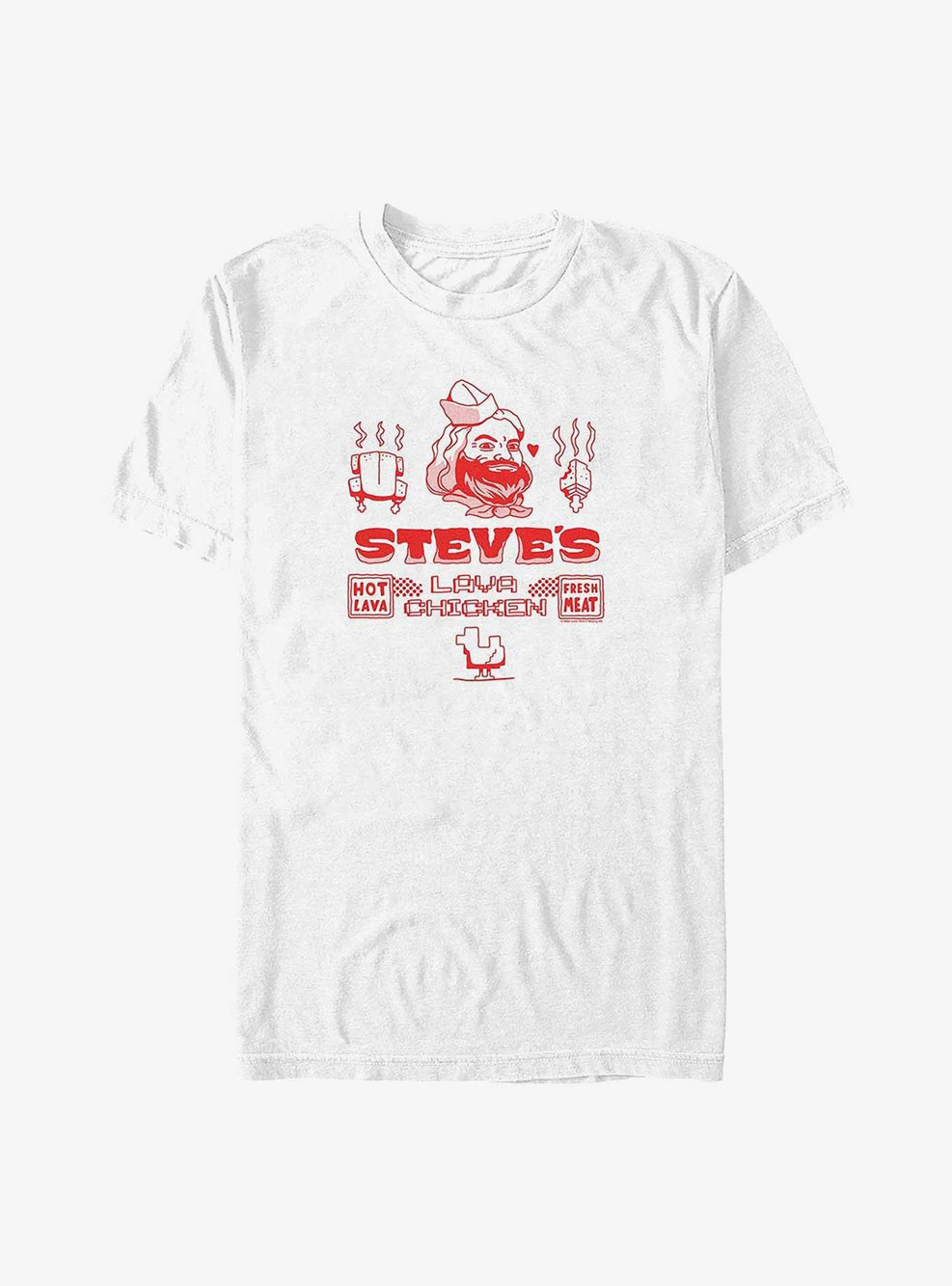 Minecraft A Minecraft Movie Steves Lava Chicken T-Shirt